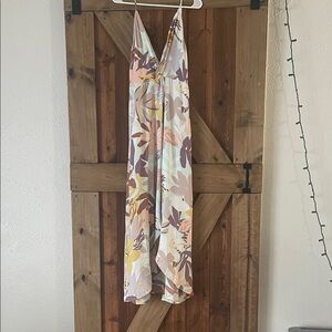 Floral Maxi Dress with Spaghetti Straps